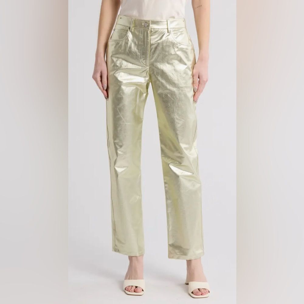 NWT TWP Elegant Metallic Pants - Picture 1 of 8
